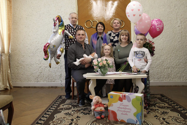 Торжественная регистрация рождения состоялась в отделе ЗАГС Подпорожского района